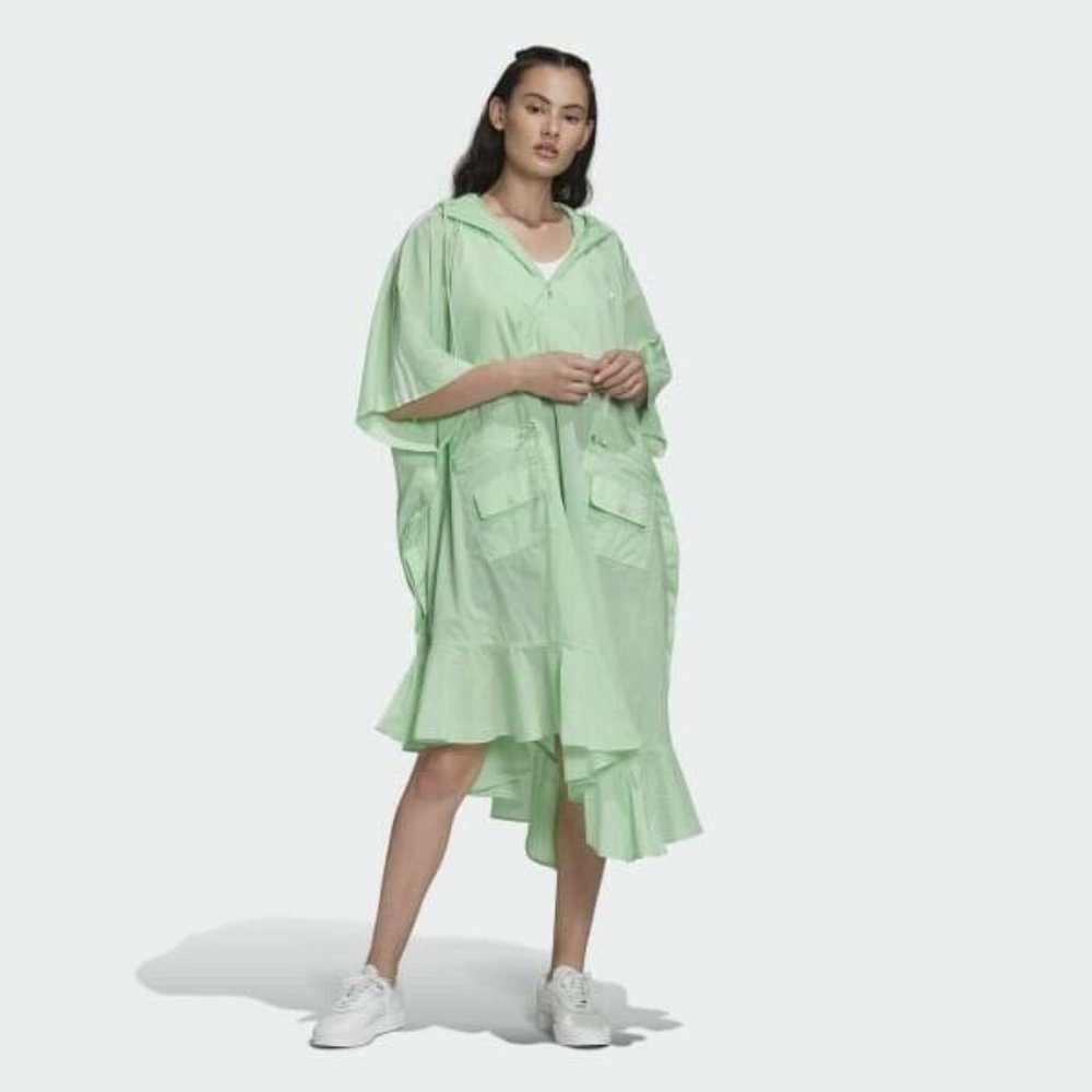 Adidas Originals x J Koo Poncho Rain Coat Green